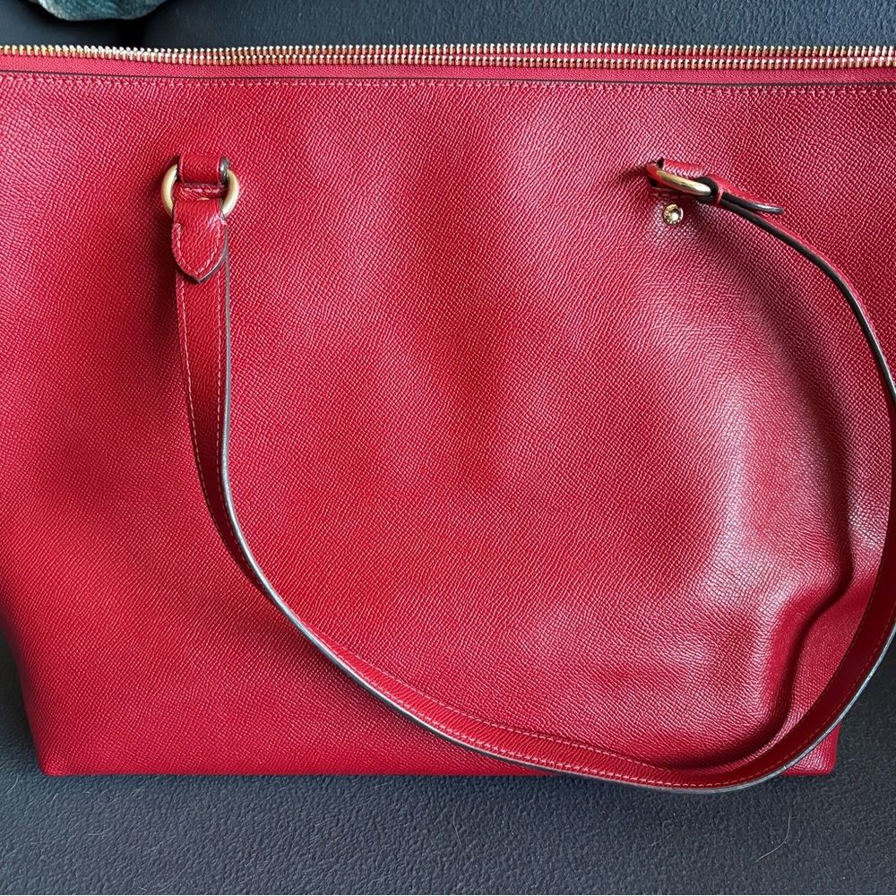 Coach Cherry Red Tote Bag - Picture 2 of 4